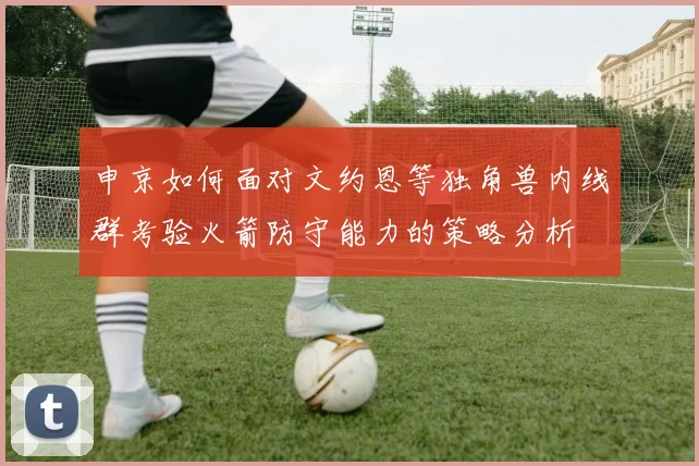 申京如何面对文约恩等独角兽内线群考验火箭防守能力的策略分析